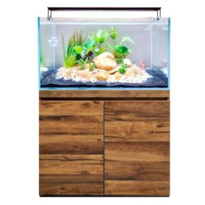 Fluval Visi-White 90 Hunton Oak Aquarium & Cabinet