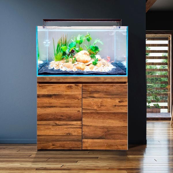 Fluval Visi-White 90 Hunton Oak Aquarium & Cabinet