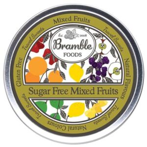 Bramble Foods Sugar-Free Mixed Fruit Travel Sweet Tin 175g