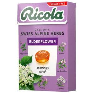 Ricola Delicious Elderflower Sugar Free Box 45g