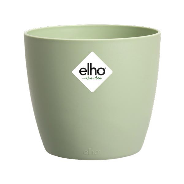 Elho Brussels Round Sorbet Green 16cm Flower Pot