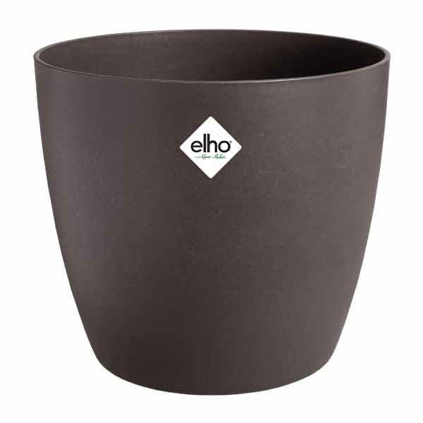 Elho The Coffee Collection Round Espresso Brown 18cm Flower Pot