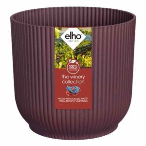 Elho The Winery Collection Bordeaux Red 14cm Flower Pot