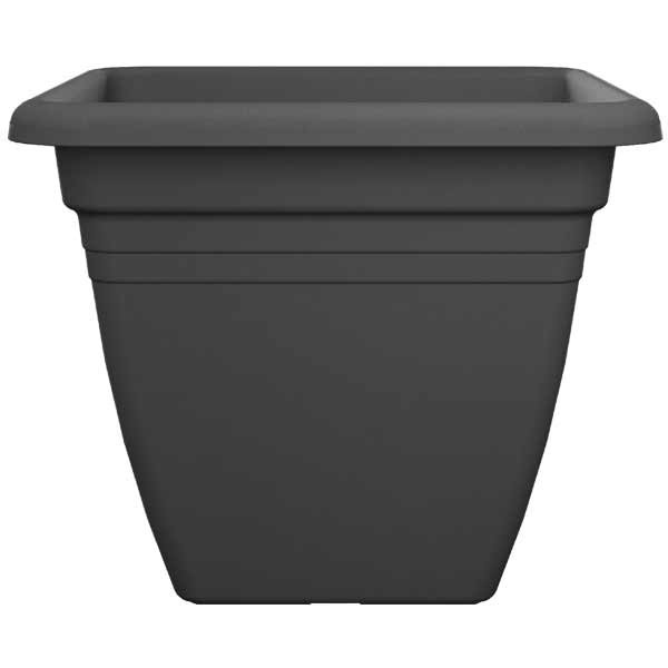 Florus Mediterran Quadro Anthracite 30cm Flower Pot