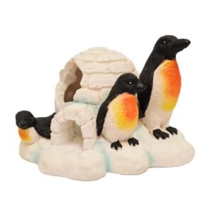 Betta Penguins with Igloo Aquarium Ornament