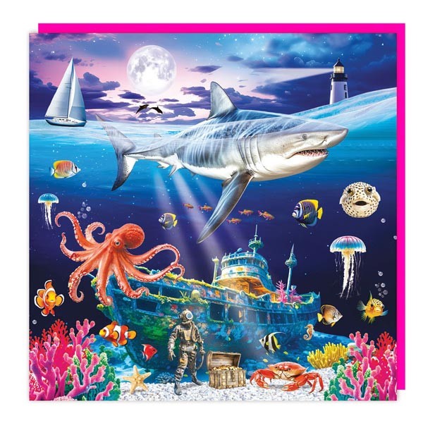 3D Lenticular Card "Under the Sea"