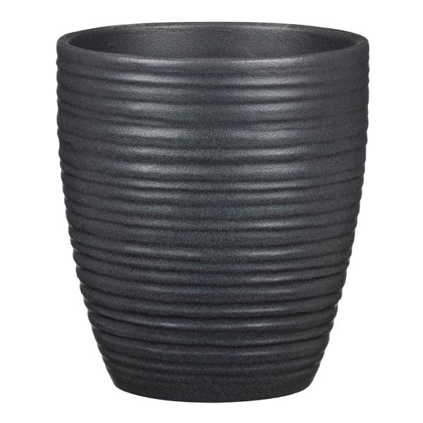 Scheurich Planter 669 Graphite Stone14cm