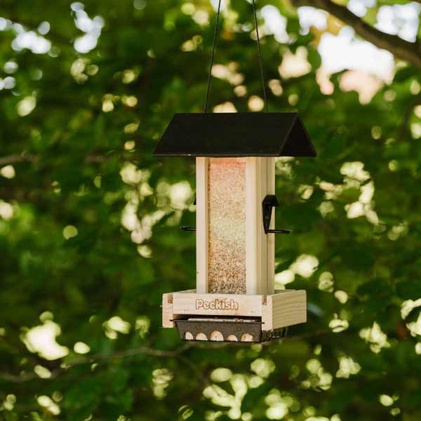 Peckish Woodland Feast Seed & Suet Cake Tower Feeder