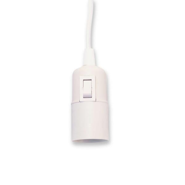 Grow Gang Enna Plug-in Ceiling Pendant White