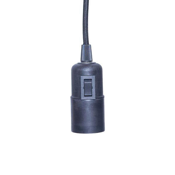 Grow Gang Enna Plug-in Ceiling Pendant Black