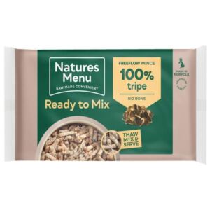 Natures Menu Ready to Mix Minced Freeflow Tripe for Adult Dogs 2kg