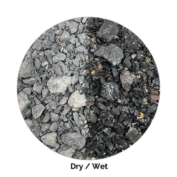 Wio Dark Grey Accent Petite Aquatic Stone 750g