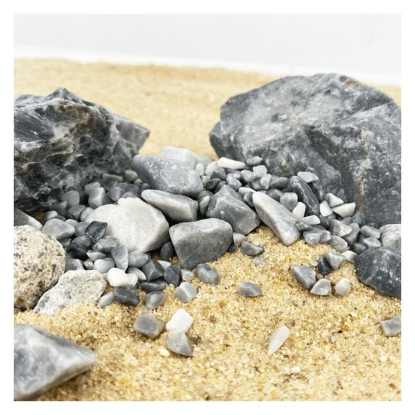 Wio Cool Grey Accent Petite Aquatic Stone 750g