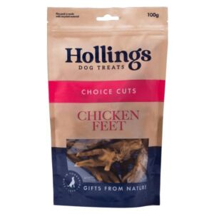 Hollings Chicken Feet 100g Dog Treats