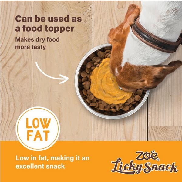 Zoe Licky Snack Sweet Potato with Duck Lickable Dog Treat Paste 85g