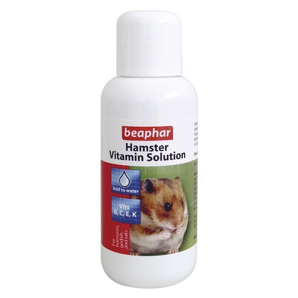 Beaphar Vitamin Liquid Solution for Hamsters, Gerbils & Rats 75ml